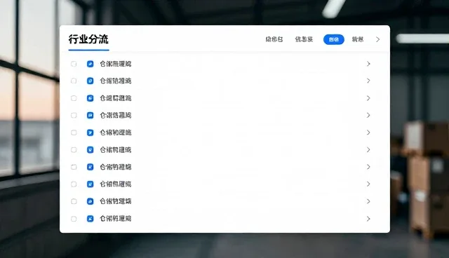 区域化信息分类系统在行业分类信息中的应用实践